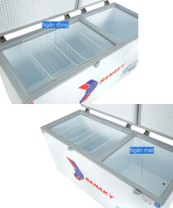 2 Ngăn đông mát tủ Sanaky VH-6699W3