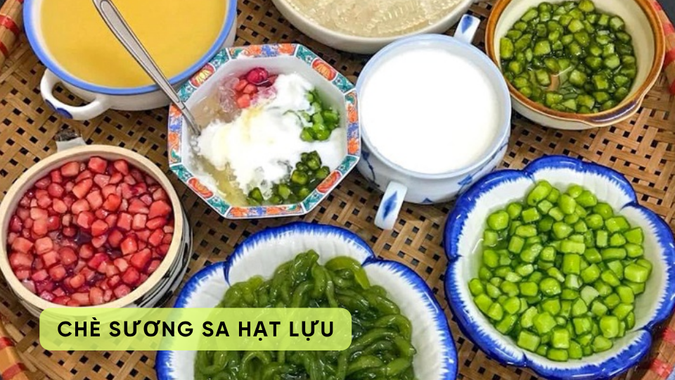 Chè sương sa hạt lựu - Chè ngon mát mùa hè (4)