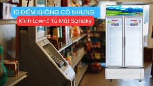 10 Điểm Không Có Nhưng - Kính Low-E Tủ Mát Sanaky