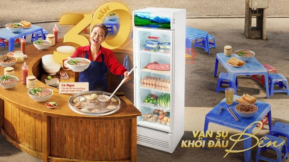 Khởi Nghiệp Quán Phở Yên Tâm Hậu Phương Tủ Mát Sanaky