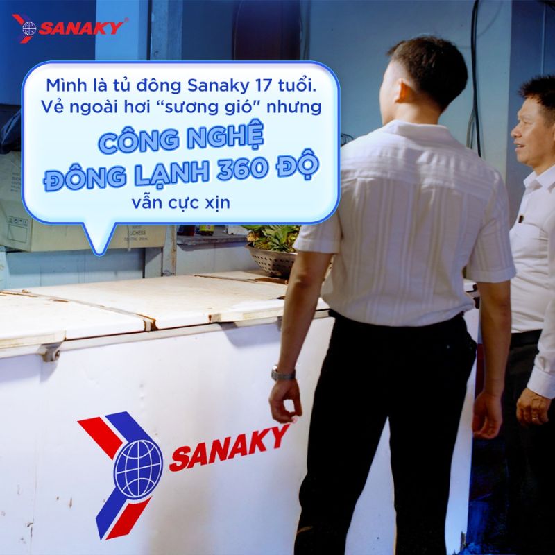 Vẻ ngoài hơi 'sương gió' nhưng CÔNG NGHỆ ĐÔNG LẠNH 360 ĐỘ vẫn cực xịn