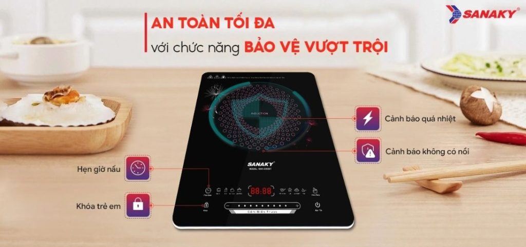 An toàn tối đa với chức năng bảo vệ vượt trội