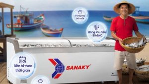 ĐỂ HẢI SẢN TƯƠI LÂU KHÔNG KHÓ - CÓ SANAKY LÀ ĐÔNG SÂU BỀN BỈ