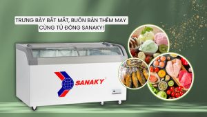 TRƯNG BÀY BẮT MẮT, BUÔN BÁN THÊM MAY CÙNG TỦ ĐÔNG SANAKY!