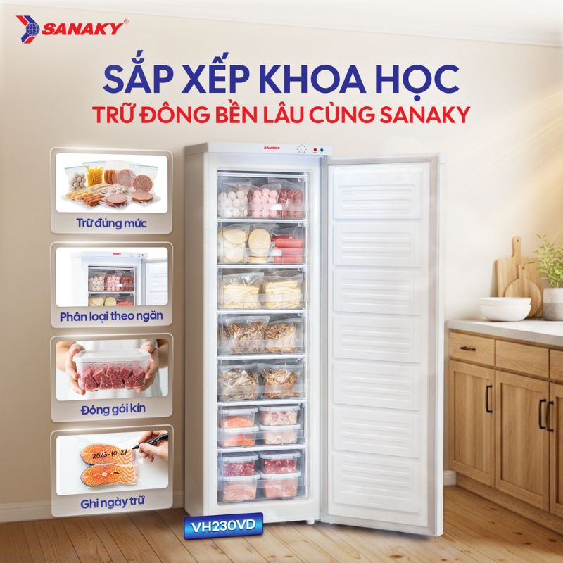 Tối Ưu Hiệu Suất Tủ Đông Bằng Sắp Xếp Hiệu Quả