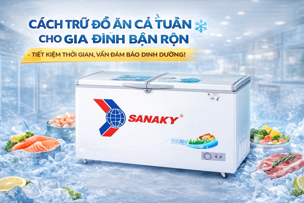 Cách lưu trữ thực phẩm cho gia đình bận rộn