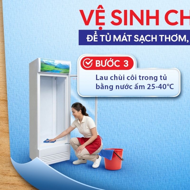 Cách vệ sinh tủ mát Sanaky đúng chuẩn (3)