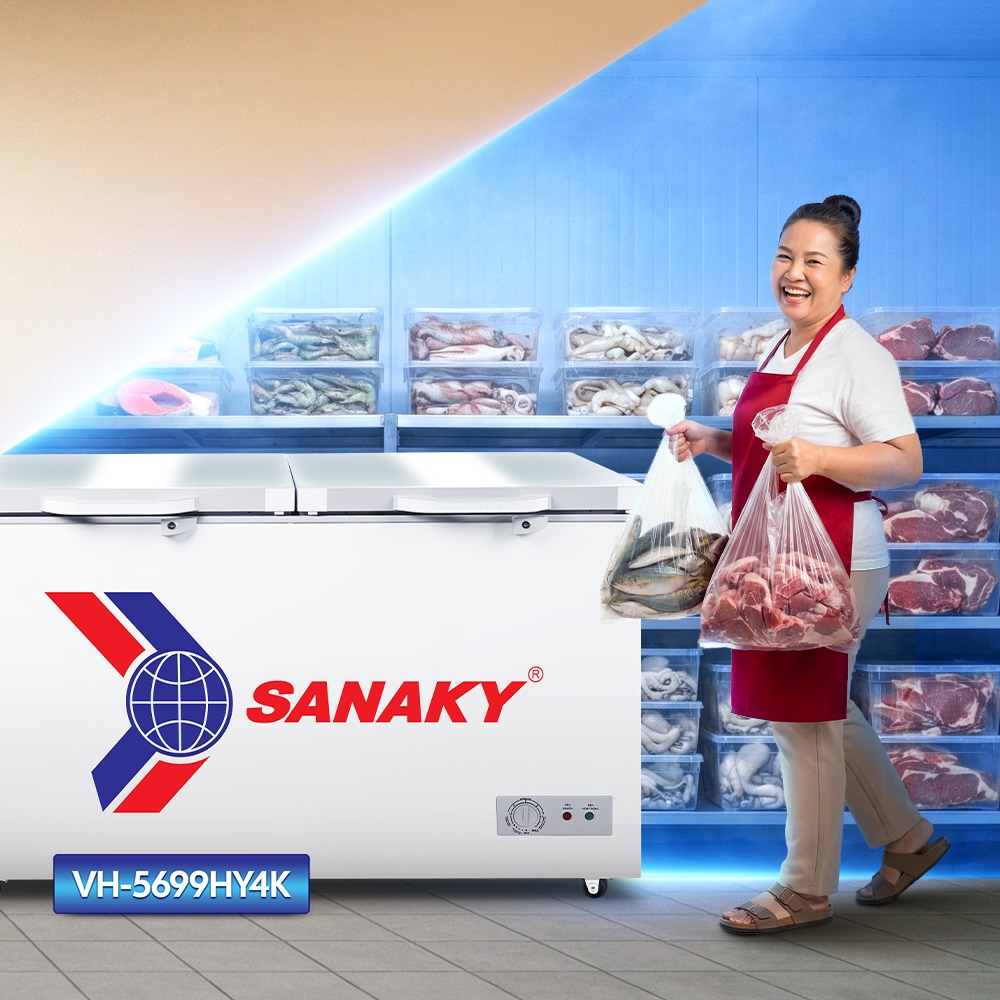 Tủ đông VH-5699HY4K – Bí quyết tích trữ giúp kinh doanh “lời” hơn
