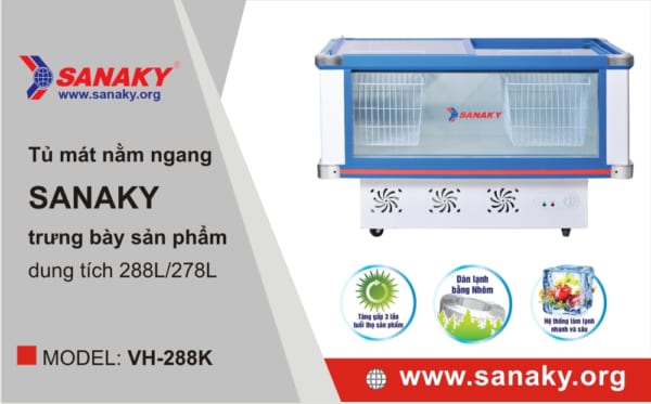 Tủ mát Sanaky VH-288K