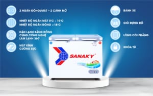 Đặc điểm tủ đông Sanaky VH-2899W2K