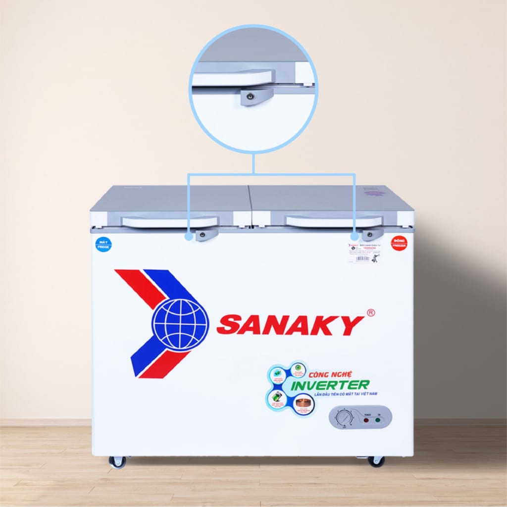 Khóa an toàn tủ đông Sanaky VH-2599W4K