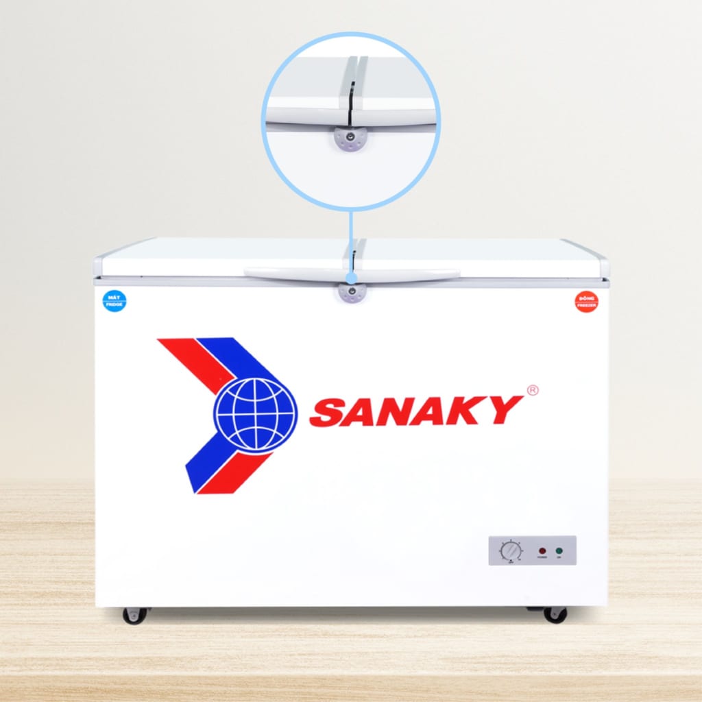Khóa an toàn tủ đông Sanaky VH-365W2