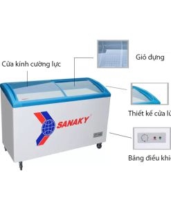 Kích thước tủ đông sanaky VH-302KW
