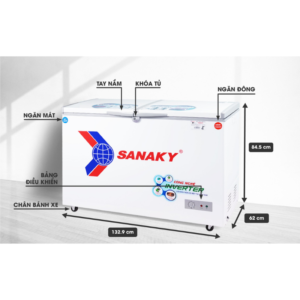 Tủ đông Sanaky Inverter 400L VH-4099W3 400L