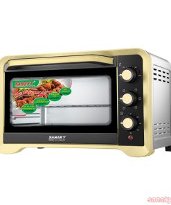 Lò nướng Sanaky VH-359N2D màu vàng Gold dung tích 35 lít