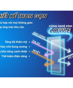 Cửa kính trong suốt với công nghệ LOW-E