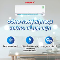 Điều hòa Sanaky công nghệ làm lạnh hiện đại
