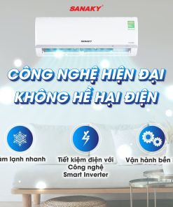 Điều hòa Sanaky công nghệ làm lạnh hiện đại