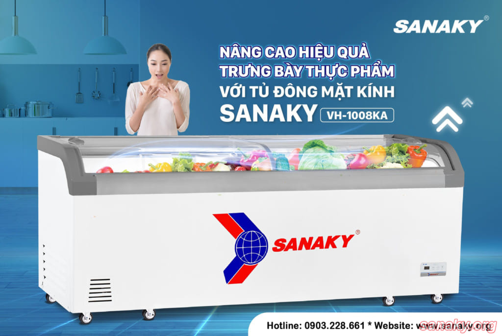 Nâng cao hiệu quả của tủ đông Sanaky VH-1008KA