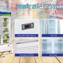 Kích Thước Tủ Mát Sanaky Inverter VH-1520HP3 (1)