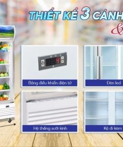 Kích Thước Tủ Mát Sanaky Inverter VH-1520HP3 (1)