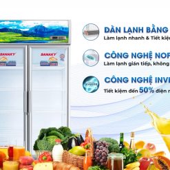 Tính năng Tủ mát Sanaky 1000L VH-1009HP3 Inverter