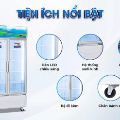 Tiện ích của Tủ mát Sanaky 1000L VH-1009HP3 Inverter
