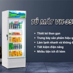 Tủ mát Sanaky 350L VH-3589K3 dàn đồng Inverter