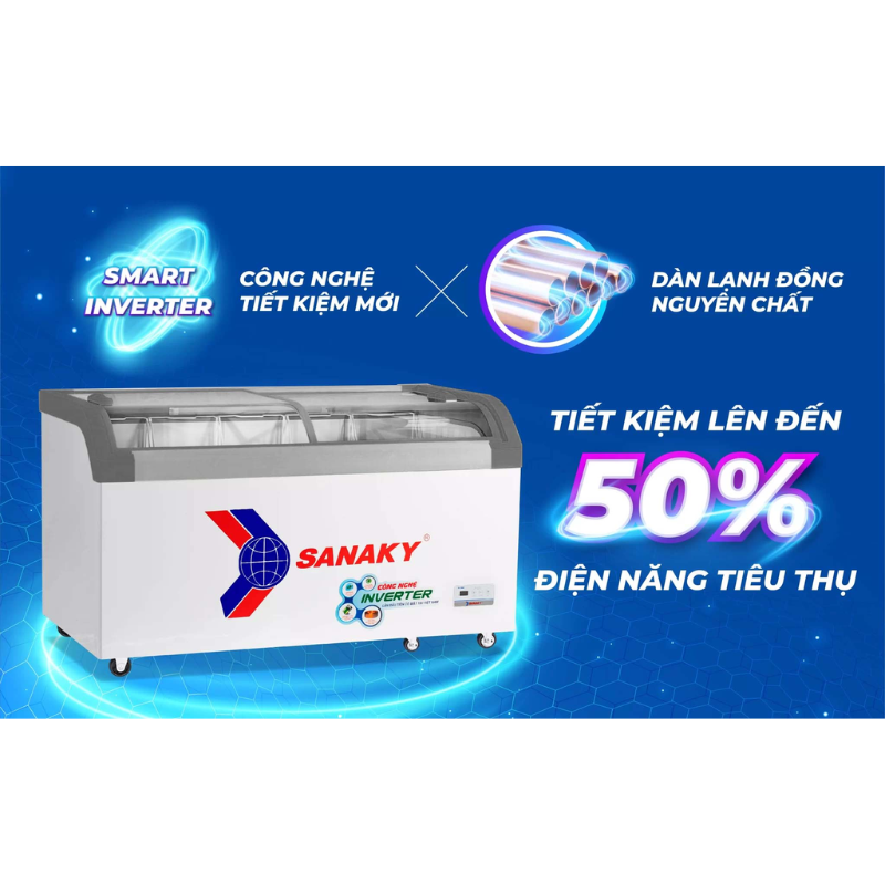 Dàn lạnh tủ đông Sanaky Inverter VH-899K3A