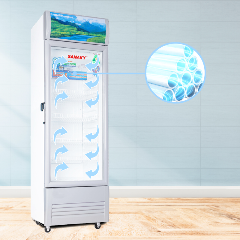 Dàn lạnh nhôm tủ mát Sanaky VH-358K3L