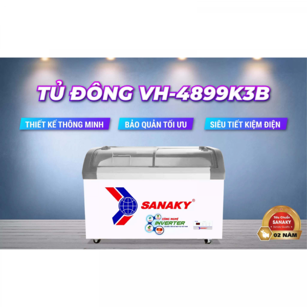 Giới thiệu tủ đông Sanaky VH-4899K3B
