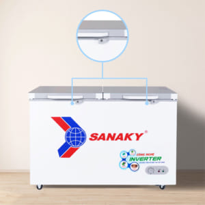 Khóa an toàn tủ đông Sanaky Inverter VH-3699A4K