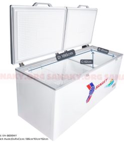 Kích thước lòng tủ đông Sanaky VH-8699HY