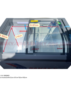 Kích thước lòng trong tủ đông Sanaky VH-3899KB