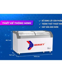 Kích thước tủ đông Sanaky VH-899KA