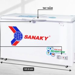 Kích thước Tủ đông Sanaky Inverter VH-3699A3 dung tích 360 lít