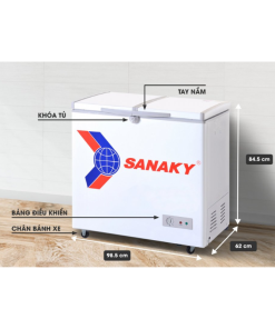 Kích thước tủ đông Sanaky