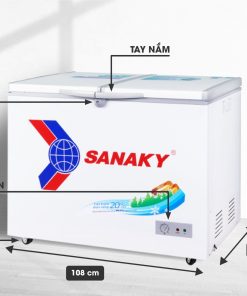 Kích thước tủ đông Sanaky VH-3699A1