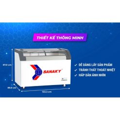 Kích thước tủ đông Sanaky VH-3899KB