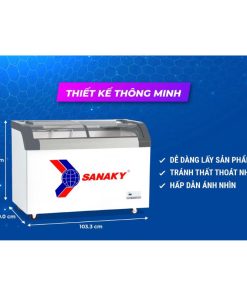 Kích thước tủ đông Sanaky VH-3899KB