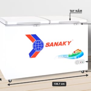 Kích thước tủ đông Sanaky VH-5699HY