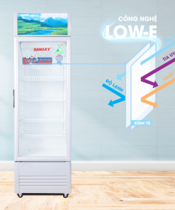 Kính low E tủ mát Sanaky VH-358KL