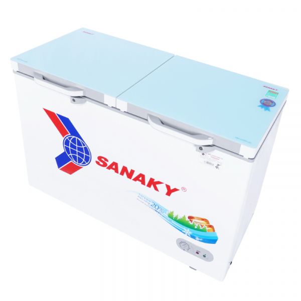 Mặt trên 2 cánh tủ đông Sanaky VH-4099A2KD