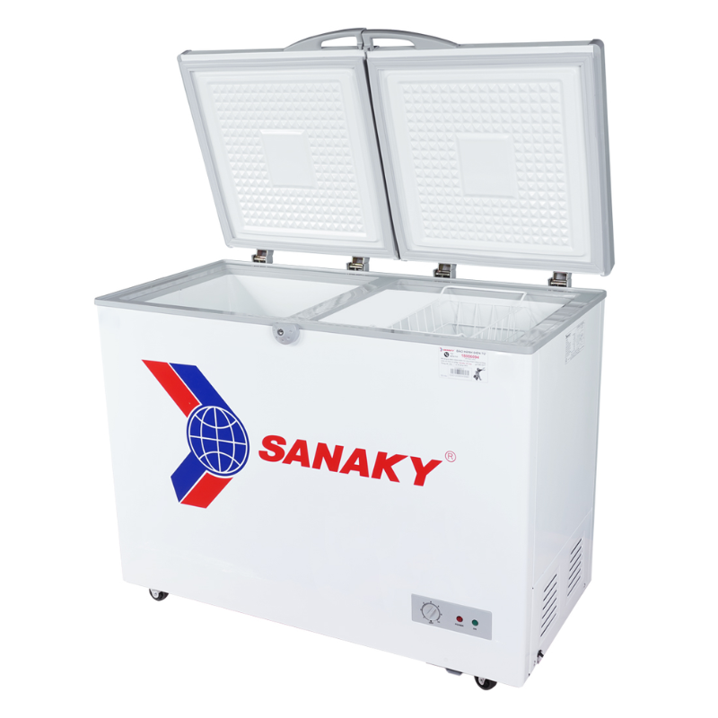 Thiết kế tủ đông Sanaky VH-285A2 1 ngăn đông 2 cánh mở