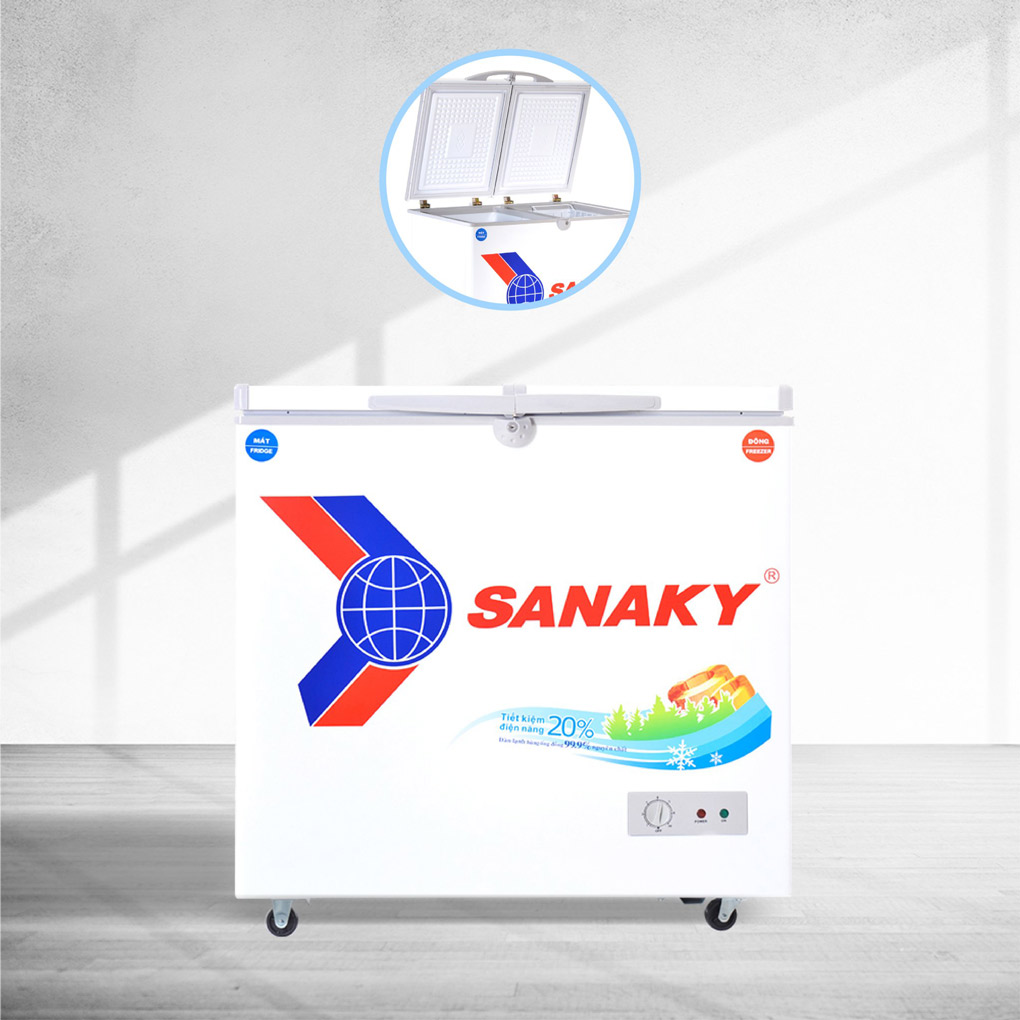 Tủ đông Sanaky VH-2599W1 và tủ VH-2899W1 thiết sang trọng tiện lợi