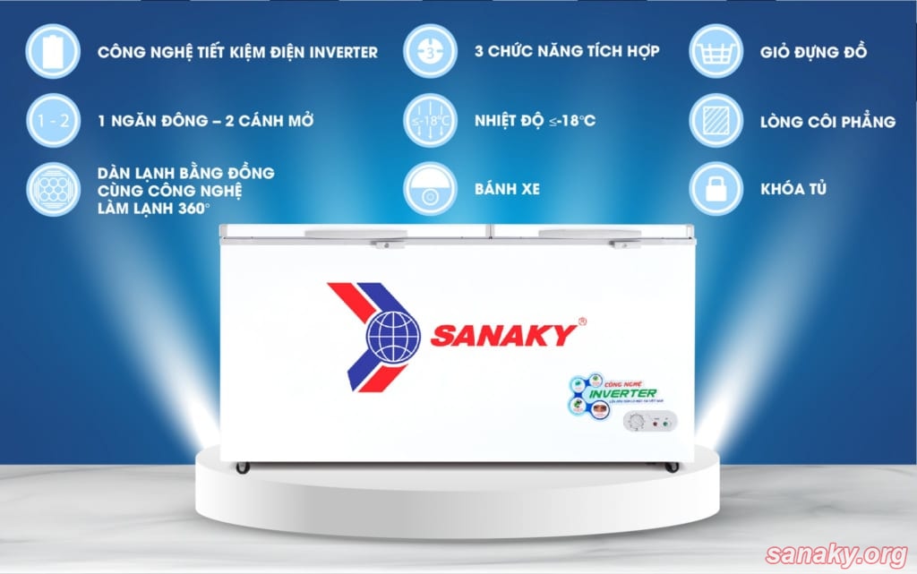 Tính năng tủ đông Sanaky VH-6699HY3N