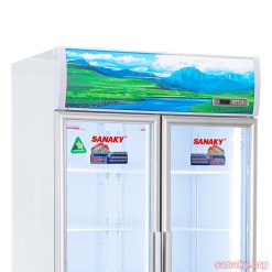 Phần trên Tủ mát Sanaky 2 cánh dàn đồng