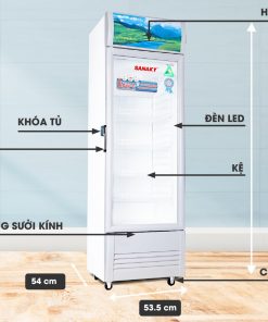 Alternative view of Tủ mát Sanaky Inverter VH-258K3L