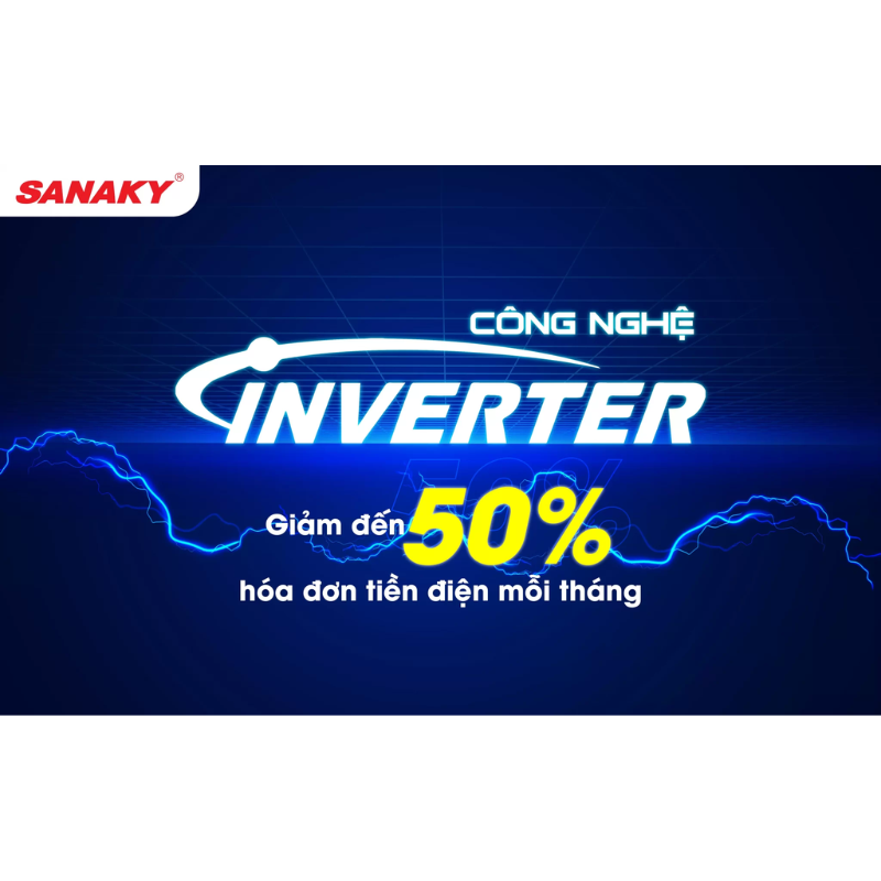 Công nghệ Inverter tủ đông Sanaky VH-1199HY4K