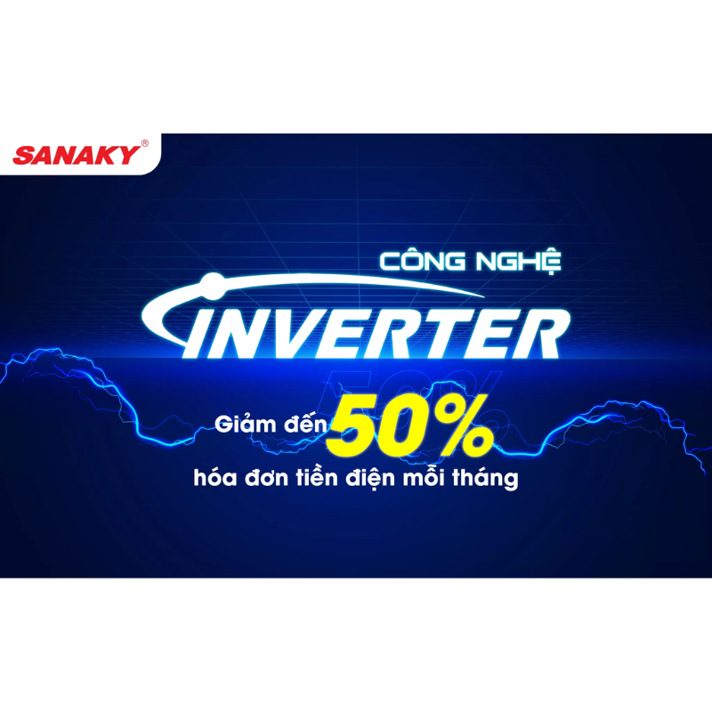 Công nghệ inverter tủ Sanaky VH-6699W4K